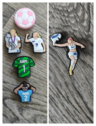 Lioness football shoe charms - football,