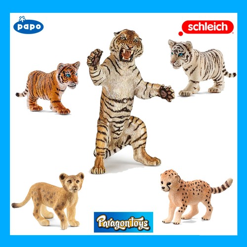 Papo schleich cheetah lion - schleich,